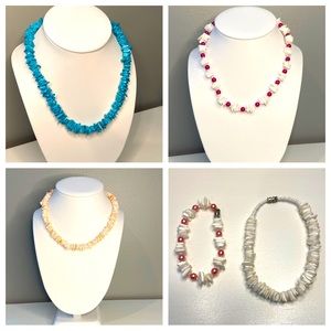 Puka shell necklace bundle